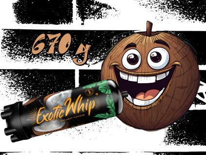 Exotic Whip KOKOS (rajský plyn) 670g