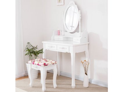 Toaletní stolek BAROCCO ROSE + dárek houbička na make up ZDARMA