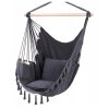 Brazilské závěsné křeslo tmavě šedé