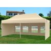 3318 4 nuzkovy stan poloprofi plus 3x6 m bezovy
