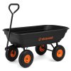 Multifunkční zahradní vozík 3v1 černý