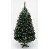 Vánoční stromek Borovice diamantová se stříbrnými třpytkami 120 cm