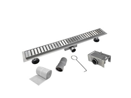 Mereo Odtokový sprchový žlab 70 cm, vč. roštu STRIP CZ121