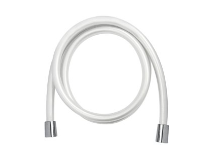 Mereo Sprchová hadice bílá, lesklá 150 cm, systém zabraňující překroucení CB111W