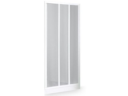 ROTH PROJECT LD3/900 sprchové dveře 900x1800mm posuvné, bílá/grape, 215-9000000-04-11