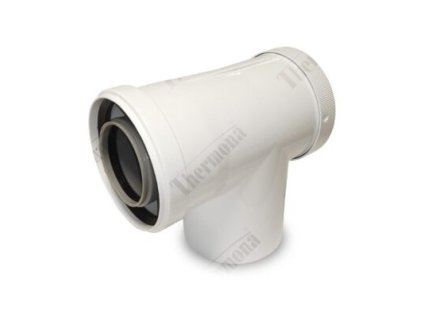 Koleno průměr 60/100, 90° s kontrolním otvorem, 212756