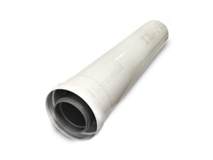 Trubka souosá prodlužovací průměr 60/100 - 0,5 m, PP/AL, 29596