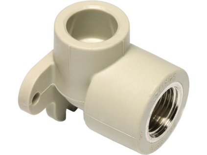 WAVIN EKOPLASTIK PPR koleno 20mm, 1/2", nástěnné, svařovací, voda, PP-R, SNK020XRCT