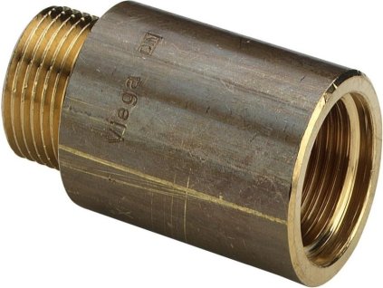 VIEGA 1513 prodloužení kohoutu 1/2"x100mm vnější/vnitřní závit, mosaz lesklá, 102135