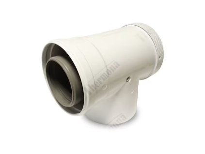 Koleno průměr 80/125, 90° s kontrolním otvorem, PP/AL, 27648
