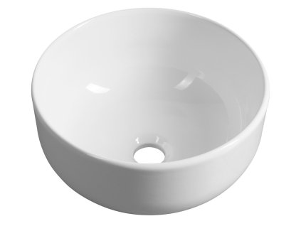 CERASTYLE EMMI keramické umývátko na desku, Ø 33cm, bílá TU0077