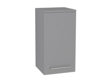 Mereo Bino koupelnová skříňka horní 63 cm, levá, Multidecor, Šedý Supermat CN695SEDA