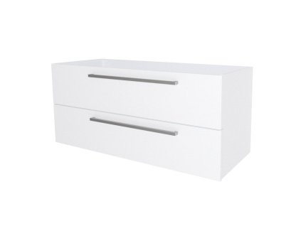 Mereo Bino, koupelnová skříňka 121 cm, Multidecor, Bílá lesk perlička CN693SBIEL