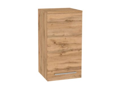 Mereo Bino koupelnová skříňka horní 63 cm, levá, Multidecor, Dub Wotan CN695DWOT
