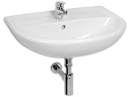 JIKA LYRA PLUS umyvadlo 55 cm, s otvorem pro baterii a přepadem, H8143820001041