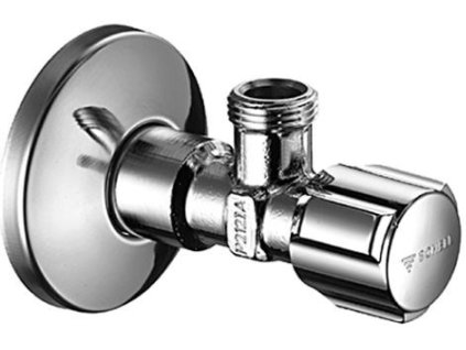 SCHELL COMFORT regulační ventil DN15, rohový, s rukojetí, chrom, 052120699