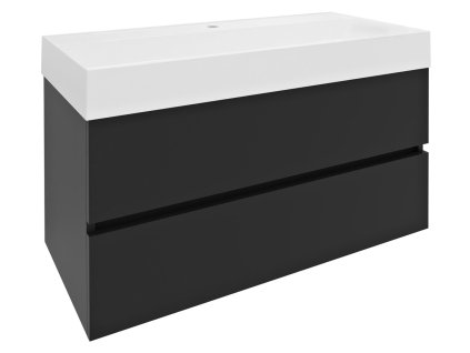 Sapho ODETTA umyvadlová skříňka 95x50x43,5cm, antracit matný DT100-3434