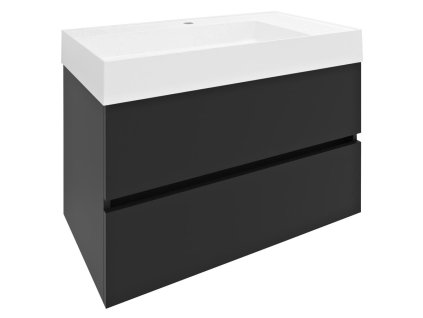Sapho ODETTA umyvadlová skříňka 82x50x43,5cm, antracit matný DT085-3434