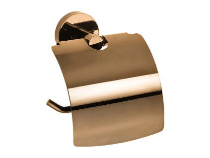 HOPA Držák toaletního papíru s krytem Barva - Růžové zlato lesklá KDBE158112012