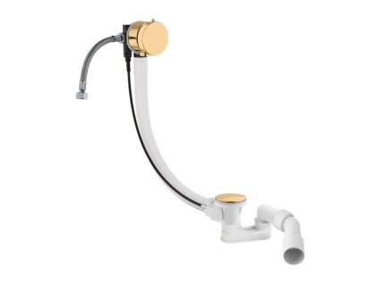 Hopa Vanový sifon s napouštěním přes přepad, zlatá barva BAHATK132SGL