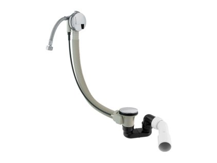 Hopa Vanový sifon SLIM s napouštěním přes přepad, chrom BAHATK152SCR