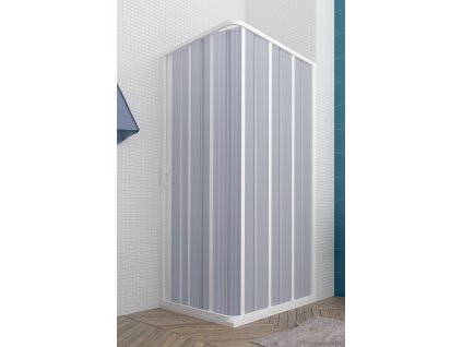 FORTE Sprchová zástěna FLEX - VENERE NEW Rozměr A - 80, Rozměr B - 120, Rozměr C - 185, Typ otevírání - Zavírání na stranu OLBBXF112001