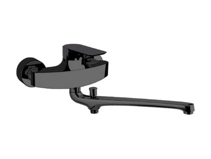 HOPA Umyvadlová/vanová nástěnná baterie ARNO 4614 - černá matná BAREI4614