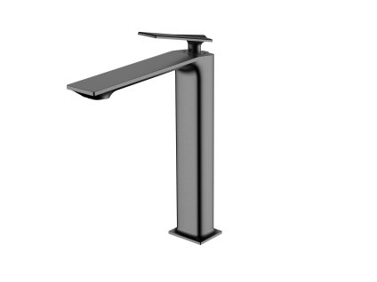 BESCO Vysoká stojánková umyvadlová baterie ASPIRA I grafitová BABUAIGR
