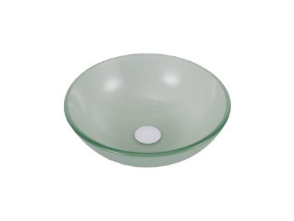 Hopa Skleněné umyvadlo na desku BREDA 42×13,5 cm OLKLTG101