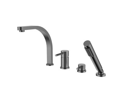 BESCO 4 - otvorová vanová baterie DECCO grafitová s příslušenstvím BABWD4GR