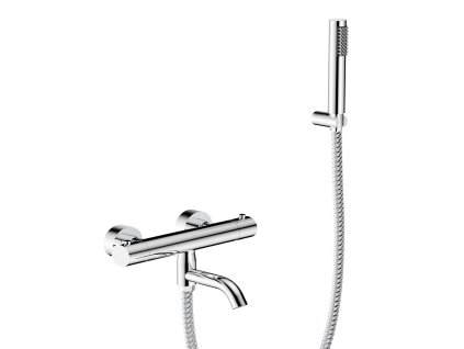 BESCO Nástěnná termostatická vanová baterie VEO chrom s příslušenstvím BABWVSTCH