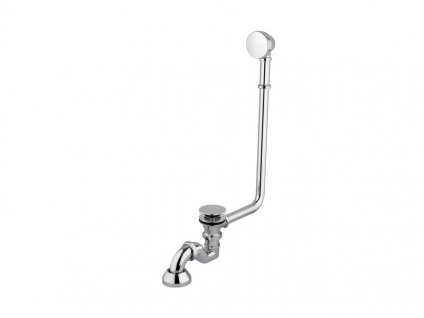 BESCO Celokovový vanový sifon s přepadem Barva - Chrom VANSWPRZCHR