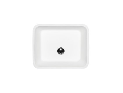 BESCO Umyvadlo ASSOS GLAM - na desku Barva - GLAM 03 - grafitová KEASSNDGLAM03