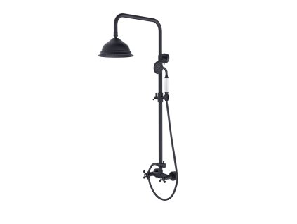 nastenny sprchovy set retro cerna