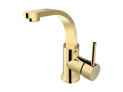 BESCO Stojánková umyvadlová baterie DECCO II Zlatá BABUDIIZL