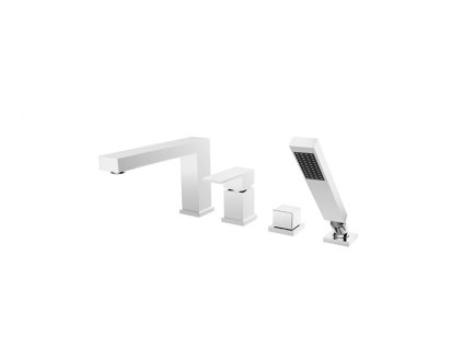 BESCO 4 - otvorová vanová baterie MODERN/VARIUM chrom s příslušenstvím BABWMV4CH