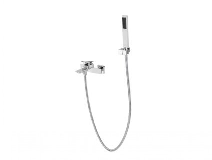 BESCO Nástěnná vanová baterie ASPIRA chrom s příslušenstvím BABWASCH