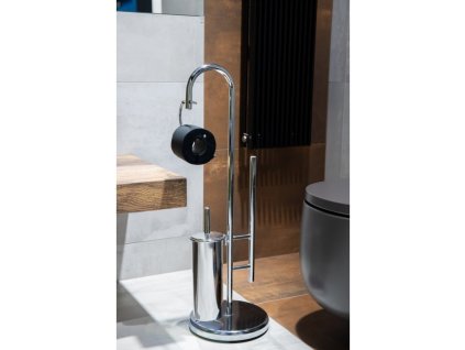 Hopa WC štětka + držák papíru, pochromovaný kov KD02070360