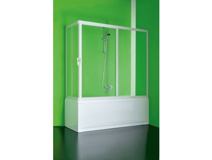 FORTE Vanová zástěna VASCA VELA Rozměr A - 150, Rozměr B - 70, Výplň - Polystyrol 2,2 mm (acrilico) BSVVE7015P