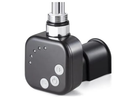 Hopa Topná tyč BURGH s termostatem a časovačem Barva topné tyče - Černá, Typ připojení - Podomítkové, Výkon topné tyče - 300 W RDOHT130014