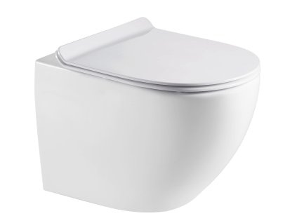 Hopa Závěsné WC ARCO LONGER RIMLESS se SLIM sedátkem Soft-close OLKLT067ER
