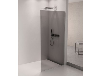 Polysan ARCHITEX sada pro neviditelné uchycení skla, podlaha-stěna, 1610x2105mm, leštěný hliník AL2116