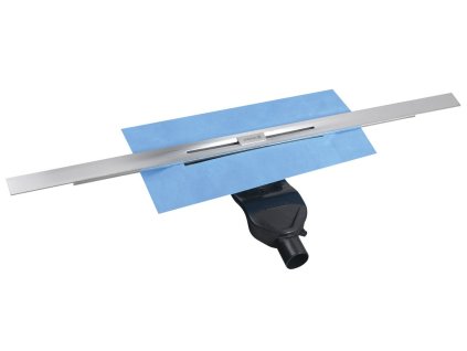 Polysan SLIM RIVER nerezový podlahový žlab s roštem, L.400-1000, DN50 RV100