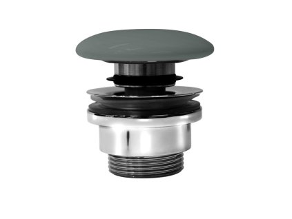 GSI umyvadlová výpust 5/4“, click-clack, keramická zátka, 5-65mm, agave mat PCS04