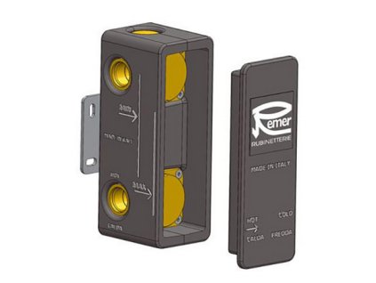 HOPA Univerzální box pro sprchovou baterii - 3 výstupy BAMA180MBP3