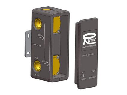 HOPA Univerzální box pro sprchovou baterii - 2 výstupy BAMA180MBP2