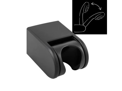 drzak rucni sprchy cerna barva