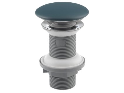Isvea Umyvadlová výpust 5/4“, click-clack, keramická zátka, 20-70mm, zelená petrol 38TP0181I