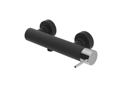 Sapho ULTRAMIX nástěnná sprchová baterie, černá mat/chrom UT011BC