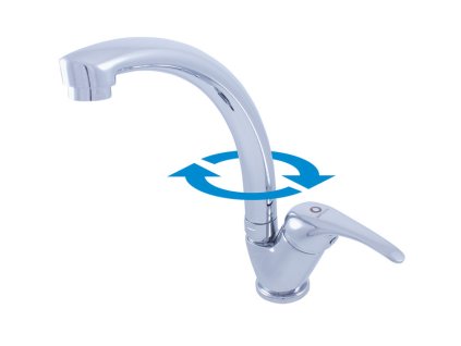 SÁZAVA - Dřezová baterie , Chrom SA506.5/3, RAV Slezák